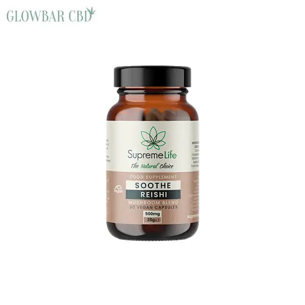 Supreme Life 500mg Soothe Reishi Vegan Capsules - 60