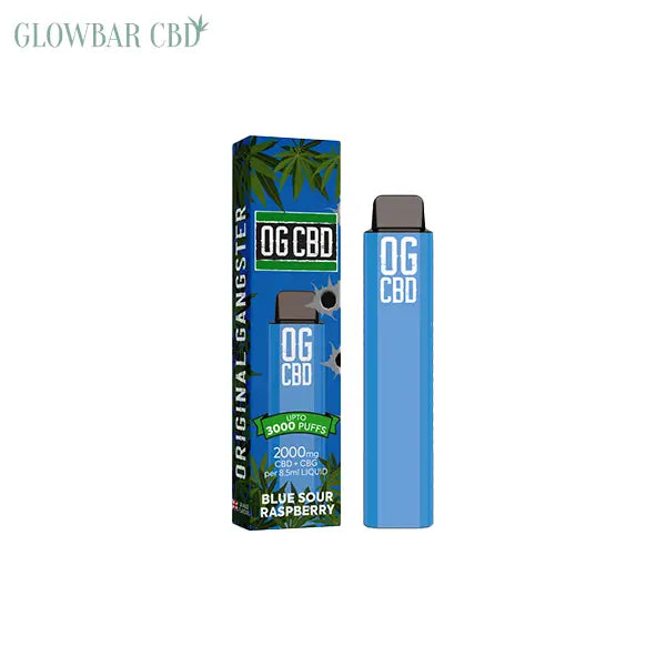 Darwin CBD OG CBD 2000mg Disposable Vape 3000 Puffs - Blue