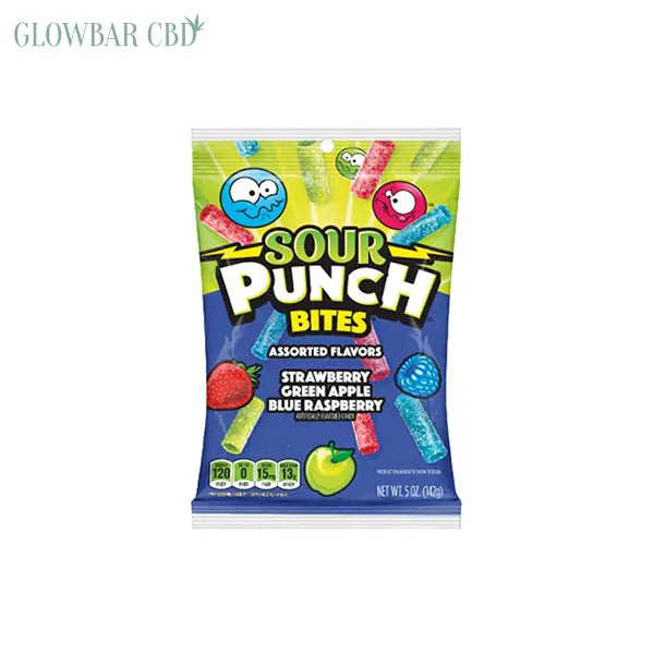 USA Sour Punch Bites Assorted Flavours Share Bags - 142g