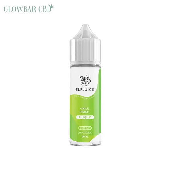 Elf Juice 50ml Shortfill 0mg (50VG/50PG) - Apple Peach