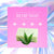 Bar of hemp soap with a cannabis leaf on a pink background.