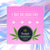 CBD beard oil product called ’Voyager Hemp Beard Balm’ displayed on a pink background with cannabis leaf icons.