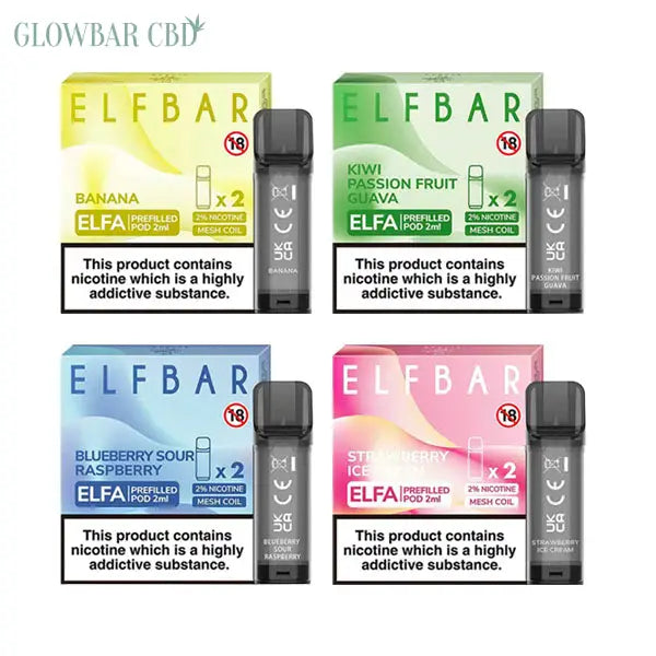 ELF Bar ELFA 20mg Replacement Prefilled Pods 2ml - Vaping