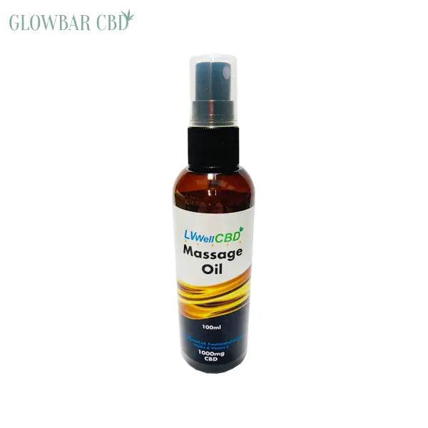 LVWell CBD 1000mg Full Spectrum CBD Massage Oil - 100ml -