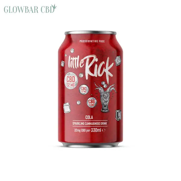 12 x Little Rick 32mg CBD Sparkling 330ml Cola - CBD