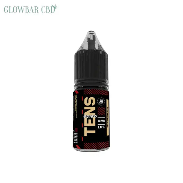 12mg Tens 50/50 10ml (50VG/50PG) - Pack Of 10 - Vaping