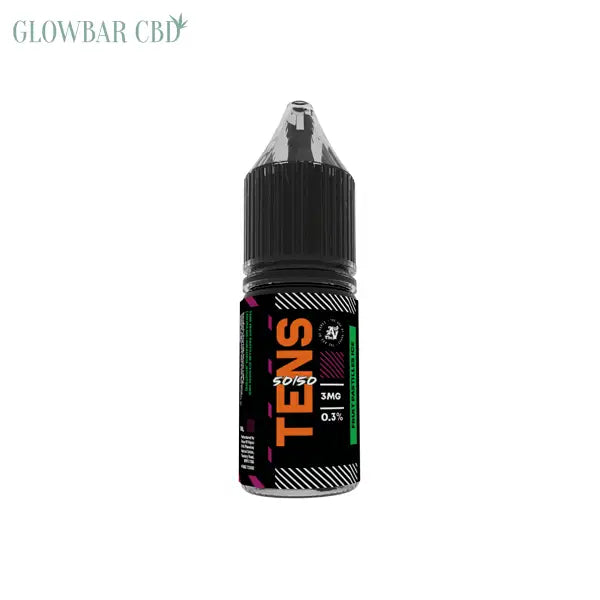 12mg Tens 50/50 10ml (50VG/50PG) - Pack Of 10 - Vaping