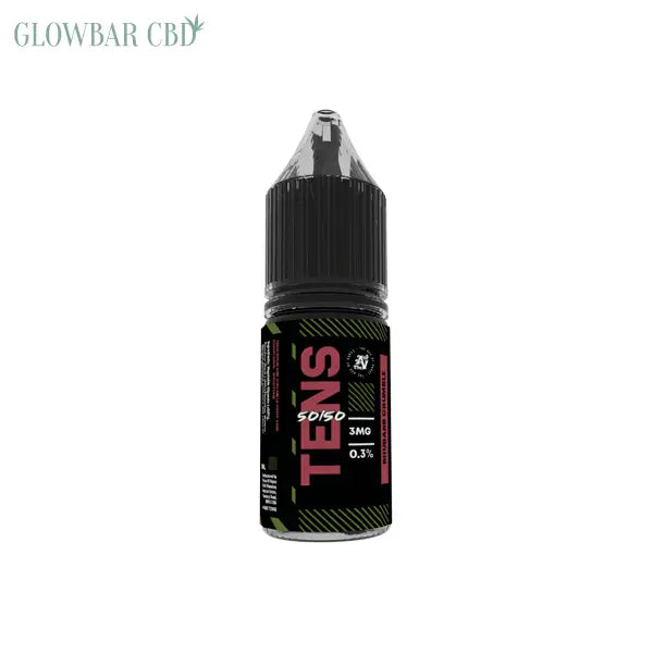 18mg Tens 50/50 10ml (50VG/50PG) - Pack Of 10 - Vaping