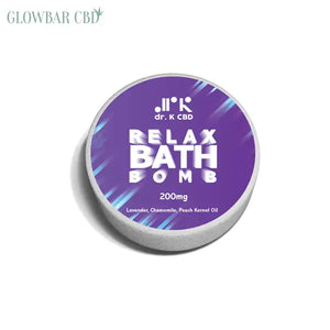 Dr K CBD 200mg CBD Relax Bath Bomb - CBD Products