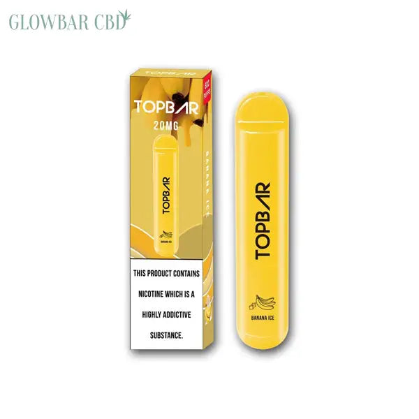 20mg Top Bar Disposable Vape Pod 600 Puffs - Vaping Products