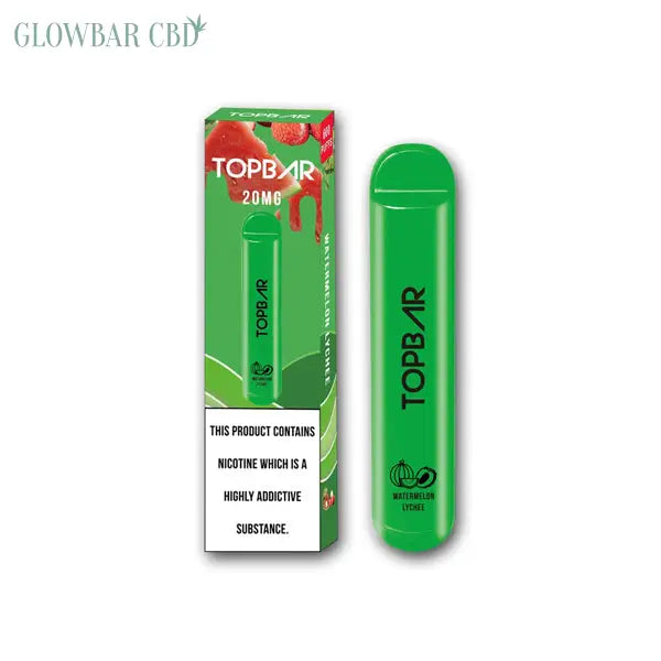 20mg Top Bar Disposable Vape Pod 600 Puffs - Vaping Products