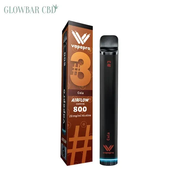 Shop 20mg Vapepro Disposable Vape Device 800 Puffs 3.45 Glow