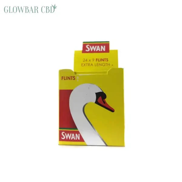 24 x 9 Swan Extra Length Flints - Smoking Products