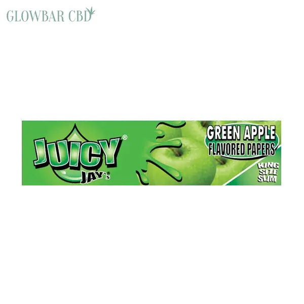 24 Juicy Jay King Size Flavoured Slim Rolling Paper - Full