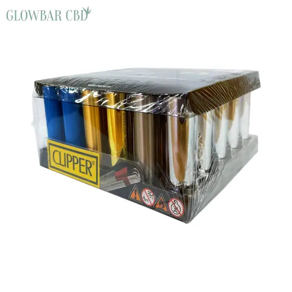 30 Clipper FCP22RH Classic Micro Metal Cover Mix 1 Lighters