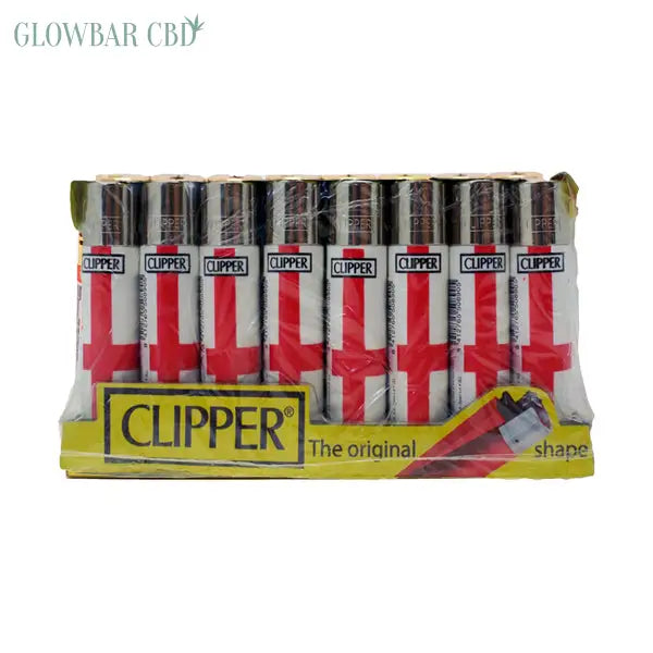 40 Clipper CP11RH Classic Flint England Flag Lighters