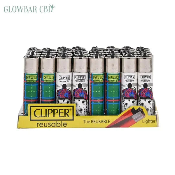 40 Clipper CP11RH Classic Flint Scotland 2 Lighters