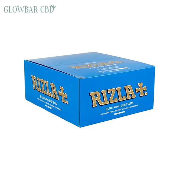 50 Blue King Size Slim Rizla Rolling Papers - Smoking