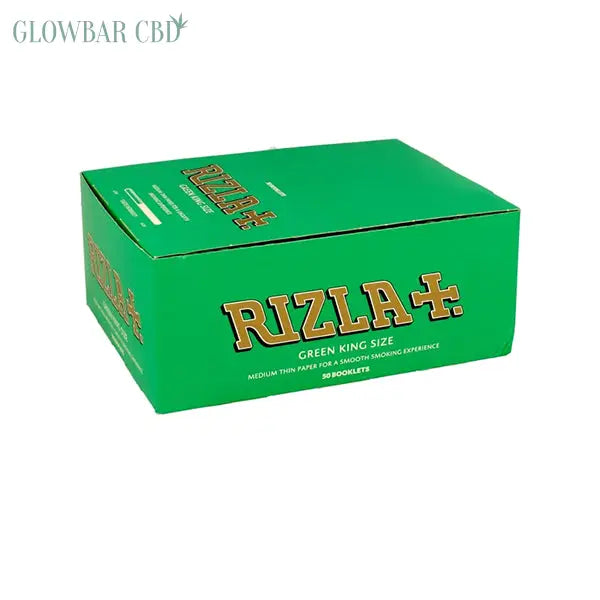 50 Green King Size Rizla Rolling Papers - Smoking Products