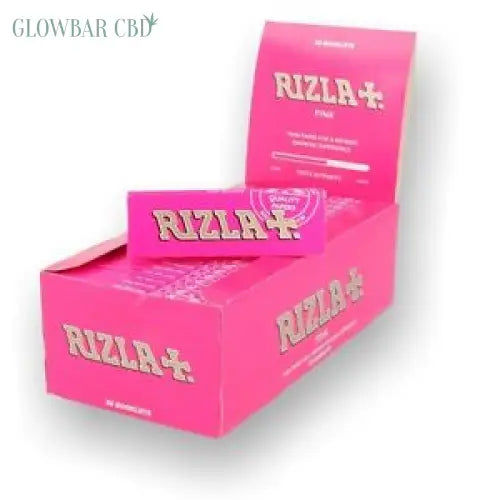 50 Pink Regular Rizla Rolling Papers - Smoking Products