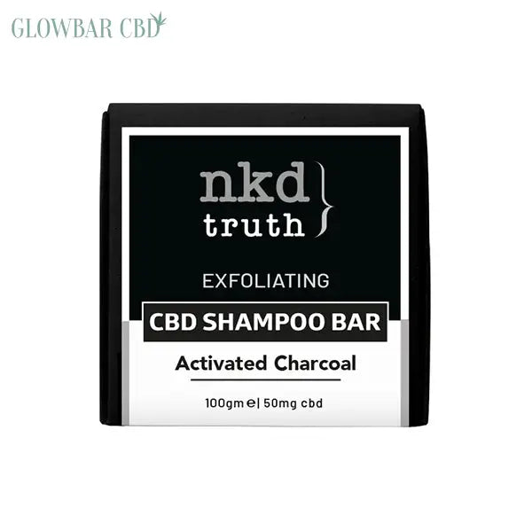 NKD 50mg CBD Activated Charcoal Shampoo Bar 100g (BUY 1 GET