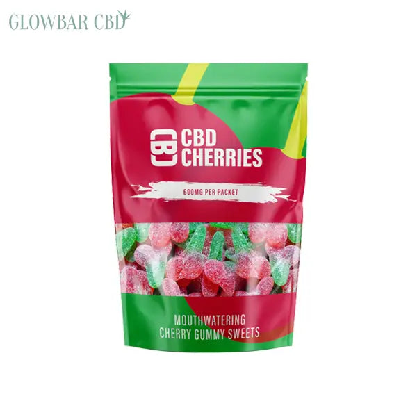 CBD Asylum 600mg CBD Cherry Gummies - 20 Pieces (BUY 1 GET