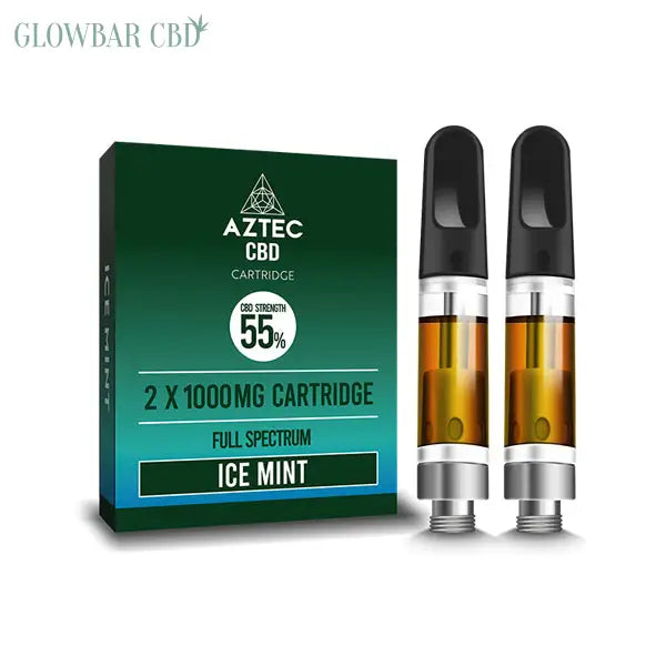 Aztec CBD 2 x 1000mg Cartridge Kit - 1ml - Vaping Products