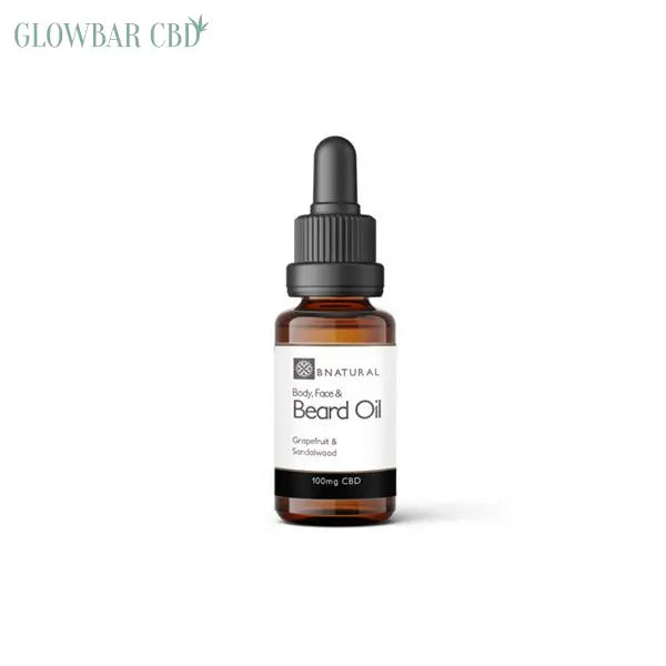 Bnatural 100mg CBD Beard &amp; Face Oil - 30ml - CBD Products