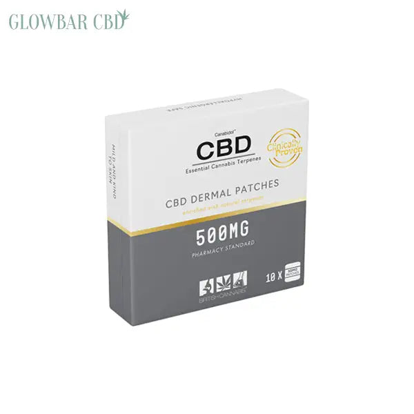CBD by British Cannabis 500mg CBD Dermal CBD Patches - 10