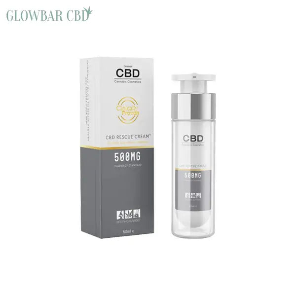 CBD by British Cannabis 500mg CBD Rescue Cream 50ml - CBD