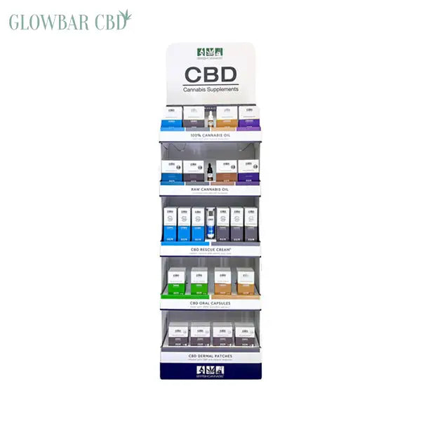 CBD by British Cannabis™ Retail Display Unit - CBD Products