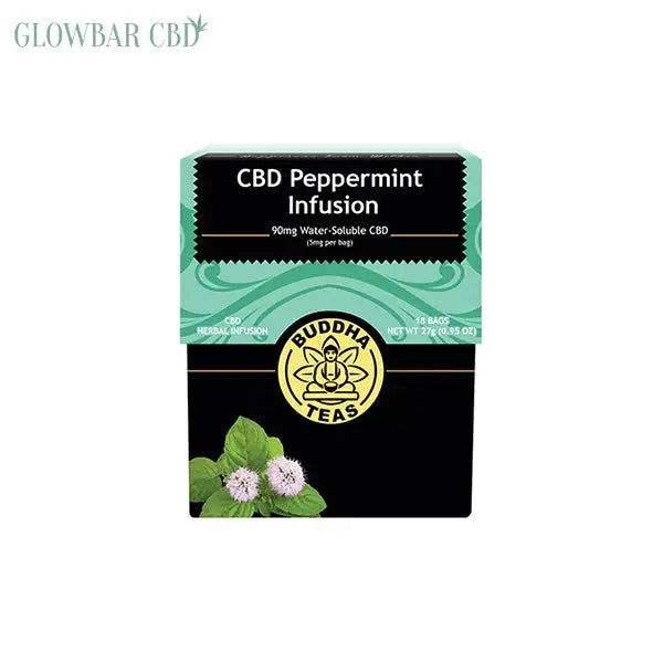 Buddha Teas 5mg CBD Tea Bags - Peppermint Infusion - CBD