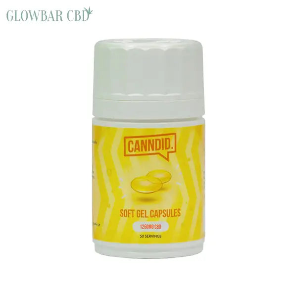 Canndid 1250mg CBD Capsules - 50 Caps - CBD Products