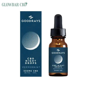 Goodrays 500mg CBD Peppermint Night Drops - 15ml - CBD