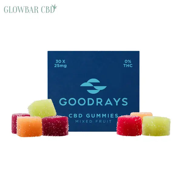 Goodrays 750mg CBD Mixed Gummies - 30 Pieces - CBD Products