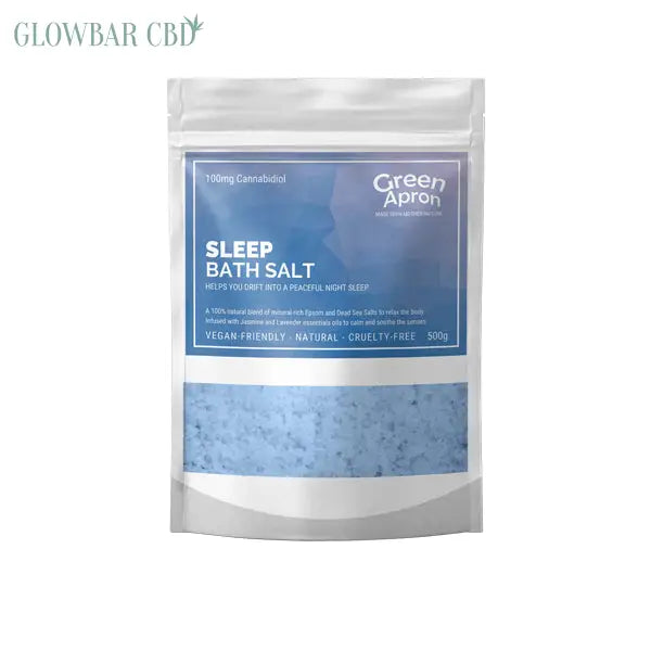 Green Apron 100mg CBD Sleep Bath Salts 500g - CBD Products