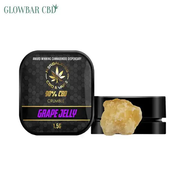 Herbaleyes 90% CBD Grape Jelly Dab Slabs - 1.5g Products