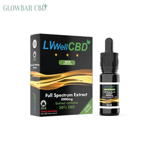 LVWell CBD 5000mg 10ml Raw Cannabis Oil - CBD Products