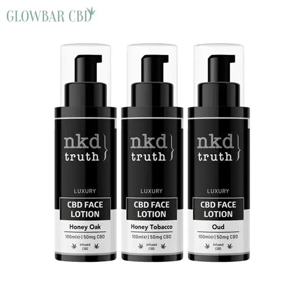 NKD 50mg CBD Face Lotion - 100ml - Honey Oak - CBD Products