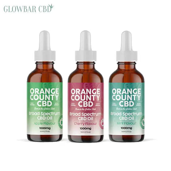 Orange County CBD 1000mg Flavoured Tincture Oil 30ml - CBD