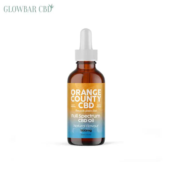 Orange County CBD 1500mg 30ml MCT Oil - Organic Coconut Oil