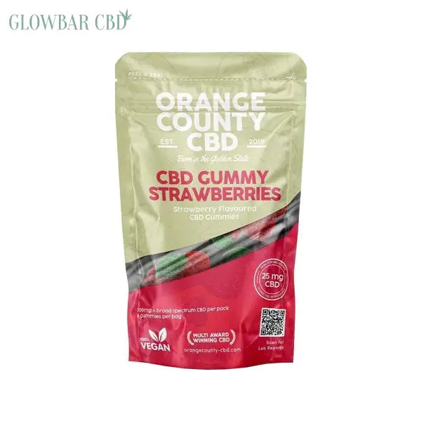 Orange County CBD 200mg Gummy Strawberries - Grab Bag - CBD