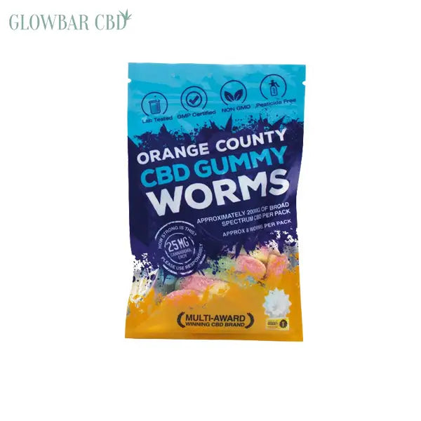 Orange County CBD 200mg Gummy Worms - Grab Bag - CBD