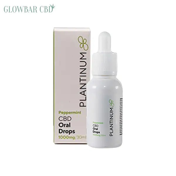 Plantinum CBD 1000mg CBD Peppermint Oral Drops - 30ml - CBD