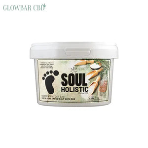 Soul Holistic 100mg CBD Pure Epsom Salt Unscented Foot Salt