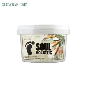Soul Holistic 100mg CBD Pure Epsom Salt Unscented Foot Salt