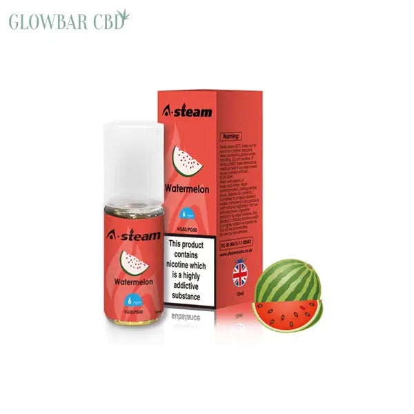 A-Steam Fruit Flavours 6MG 10ML (50VG/50PG) - Vaping