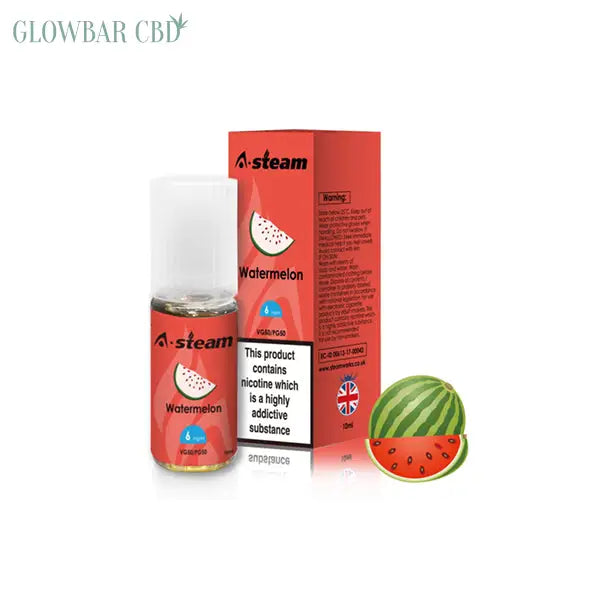 A-Steam Fruit Flavours 18MG 10ML (50VG/50PG) - Vaping