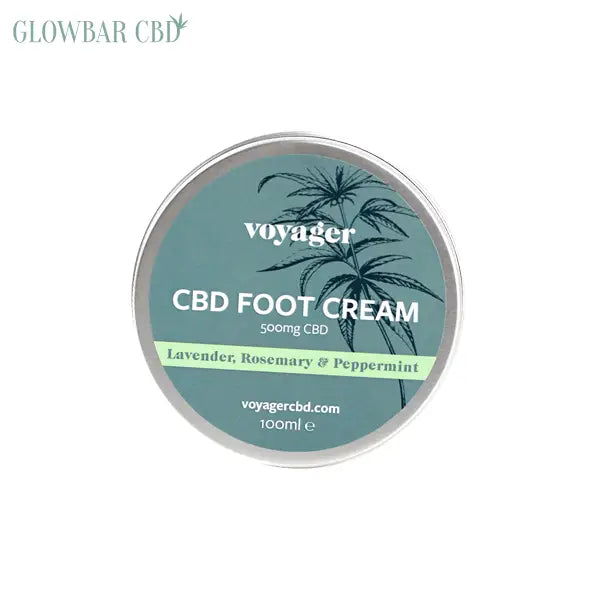 Voyager 500mg CBD Foot Cream - 100ml - CBD Products
